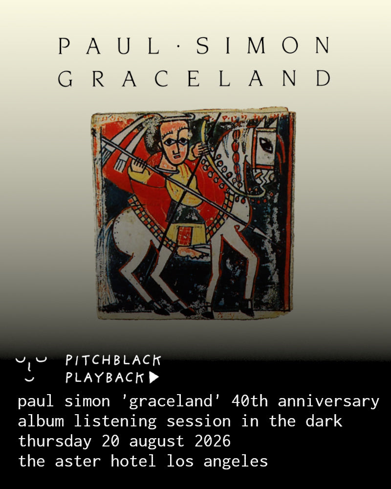 Pitchblack Playback: Paul Simon ‘Graceland’ Listening Event