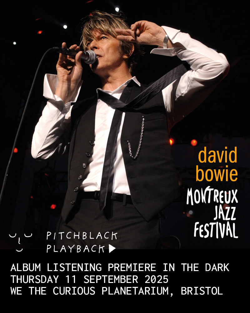 David Bowie 'Live At Montreux' album listening premiere in the dark - Thursday 11 September 2025 8PM @ We The Curious Planetarium, Bristol