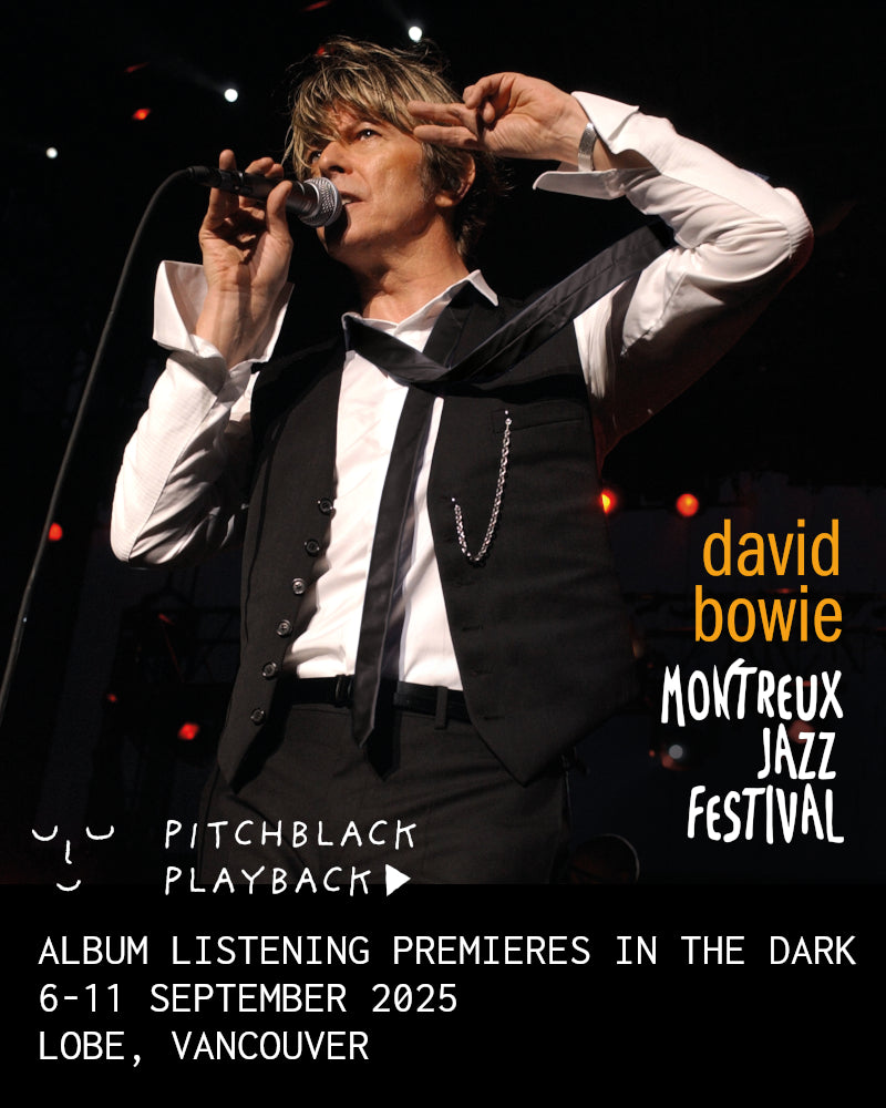 David Bowie 'Live At Montreux' album listening premiere in the dark - 6-11 September 2025 @ Lobe, Vancouver