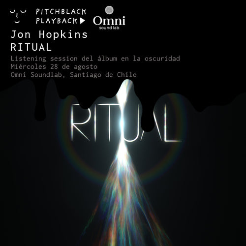 Jon Hopkins 'RITUAL' in spatial audio - listening session in the dark @ Omni Soundlab, Condell 1307, Providencia. Santiago de Chile - 28 August 2024