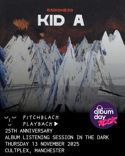 Radiohead 'Kid A' album listening session in the dark - Thursday 13 November 2025 7PM @ Cultplex, Manchester