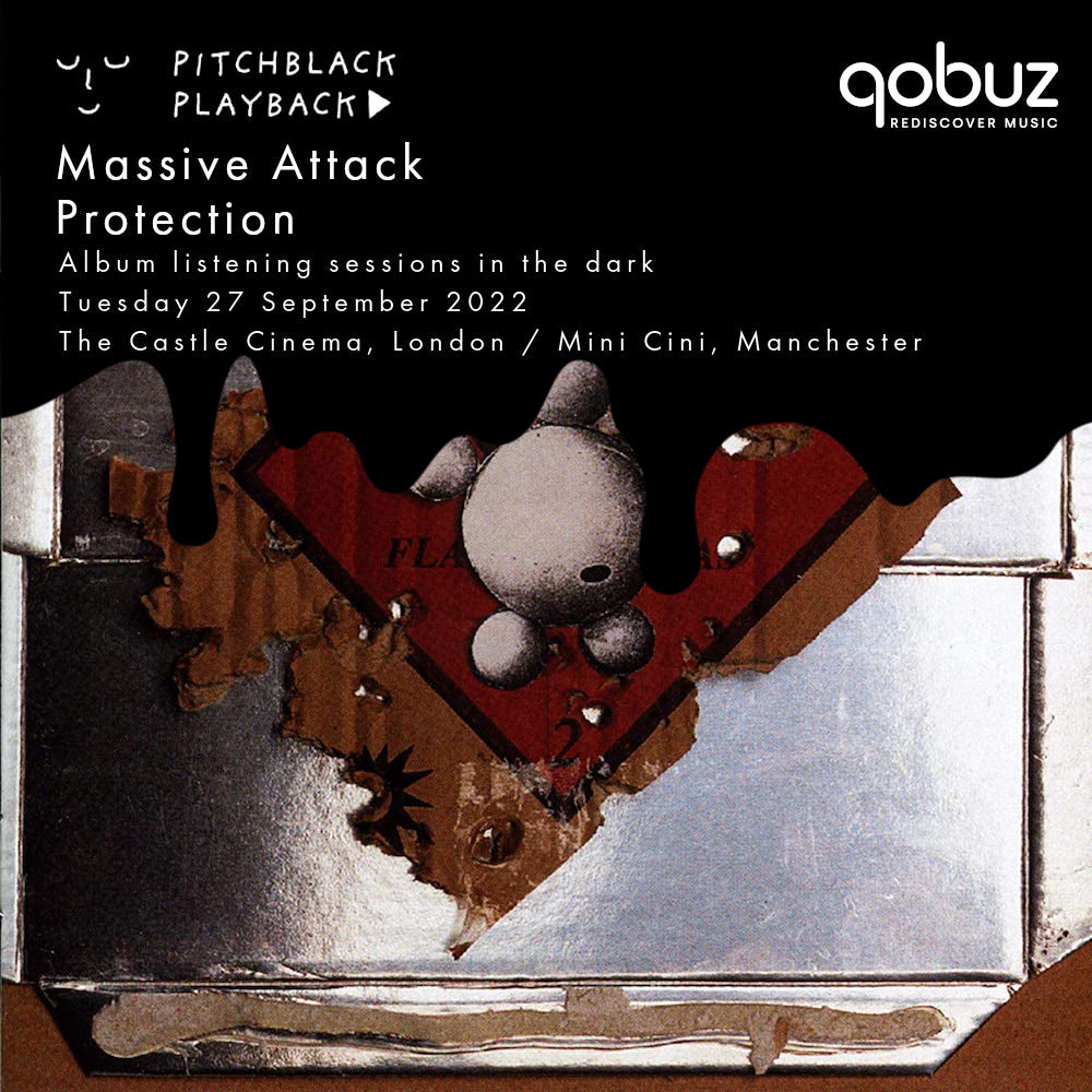 PBPB x Qobuz: Massive Attack 'Protection' album listening session in the dark @ The Castle Cinema, Homerton, London - Tuesday 27 September