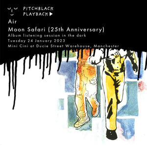 Air 'Moon Safari' (25th Anniversary) album listening session in the dark @ Mini Cini at Ducie Street Warehouse, Manchester - Tuesday 24 January 2023