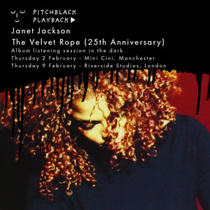 Janet Jackson 'The Velvet Rope' (25th Anniversary) album listening session in the dark @ Mini Cini at Ducie Street Warehouse, Manchester - Thursday 2 February 2023