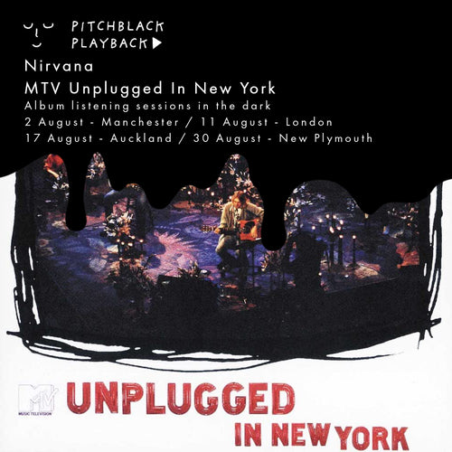 Nirvana 'MTV Unplugged In New York' album listening session in the dark @ Mini Cini at Ducie Street Warehouse, Manchester - Tuesday 2 August 2022